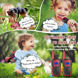 Selieve Kids Talkies Walkies Toys 2 Pack, Toys for 3-12 Year Old Boys or Girls, 3 Miles Long Range Indoor Outdoor Camping Game STEM Toys, Birthday Gifts for 4-7 Year Old Toddler Baby Children