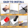 Flexible Baseboard Molding Trim 4 Inch Self-Adhesive Vinyl Wall Base
