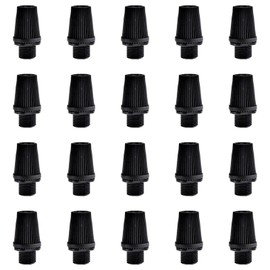 VZU Pack of 20 Cable Strain Relief Cable Lock Strain Relief Plastic Cord Handle Black - M10 Home Accessories for Wiring Pendant Light Ceiling Light