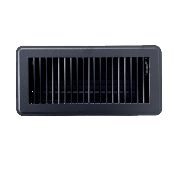Kompell Aire Heavy Duty Steel Floor Vent with Beautiful Black