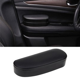 MACHSWON UniV/e*rsal Armrest Support Elbow Rest Pad Armrest Extender, Car Door Armrest Support Pads, Soft Padded Auto Armrest Support Cushion, Diver Side Adjustable Height Comfort Arm Rest Pads, Black