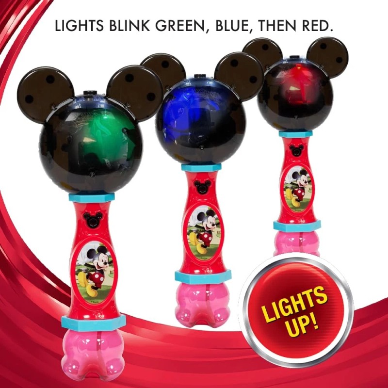 Little Kids Mickey Mouse Lights And Sound Bubble Machine With