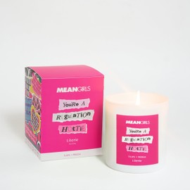 Literie Mean Girls Inspired Scented Candle: You're a Regulation Hottie - Tulips + Freesia Scented, 9oz, 50 Hour Burn, Vegan Soy & Coconut Blend Candle for Home Decor, Gift for Women & Men