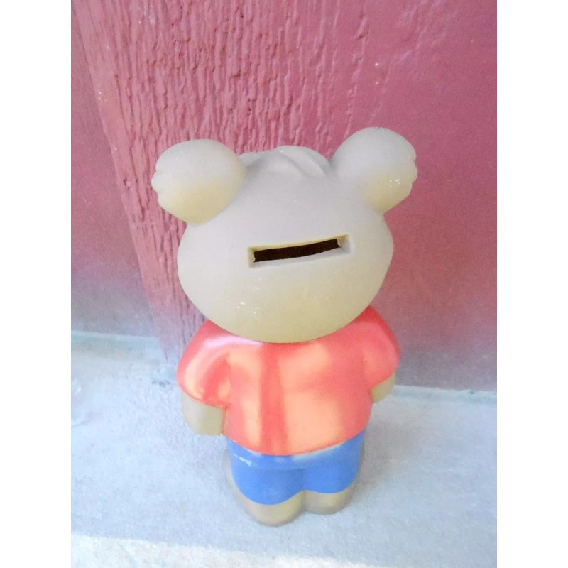 Vintage Piggy Bank - 8" Shoneys advertising BEAR (S21C)