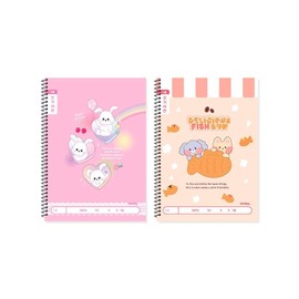 Stationery and Office Supply Notebook Set Pack 10 Pack for school, and desk organization, writing planning or paper accessory, and, Option 1