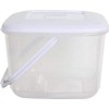 2XPlastic Food Storage Canister with Handle 6.0L