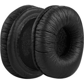Geekria Leatherette Replacement Ear Pads for JBL JR300, Tune 500, Headphones Ear Cushions, Headset Earpads (Black)
