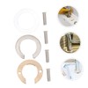 TEHAUX 2Sets Lock Nut Kit for Kitchen Bathroom Easy to