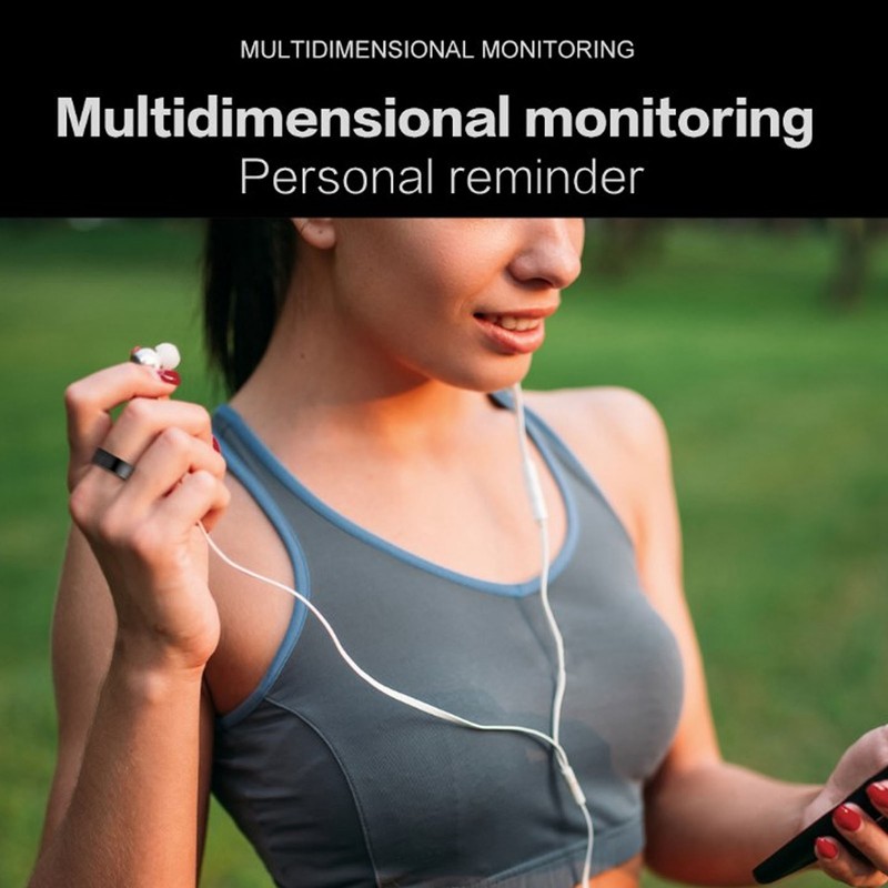 Sleep Monitor Smart Ring Wireless Pedometer Temperature Motion Step Tracker