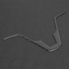 Soft Carbon Fiber Steering Wheel Cover Strip Trim Fit for