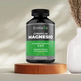 Citrato Magnesio Potasio Endaroo 240 Cápsulas Sabor Lactosa Gluten Free