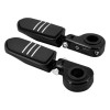 YHMTIVTU Black 1 1/4" 32mm Engine Guards Highway Foot Peg