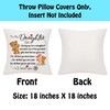 Hardeson To My Daughter Birthday Gifts, Cushion Covers Gifts for