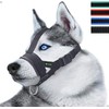 ILEPARK Nylon Dog Muzzle with Head Strap for Small, Medium,
