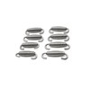 Partuto 8pcs 60mm Stainless Steel Motorcycle Exhaust Pipe Springs Universal