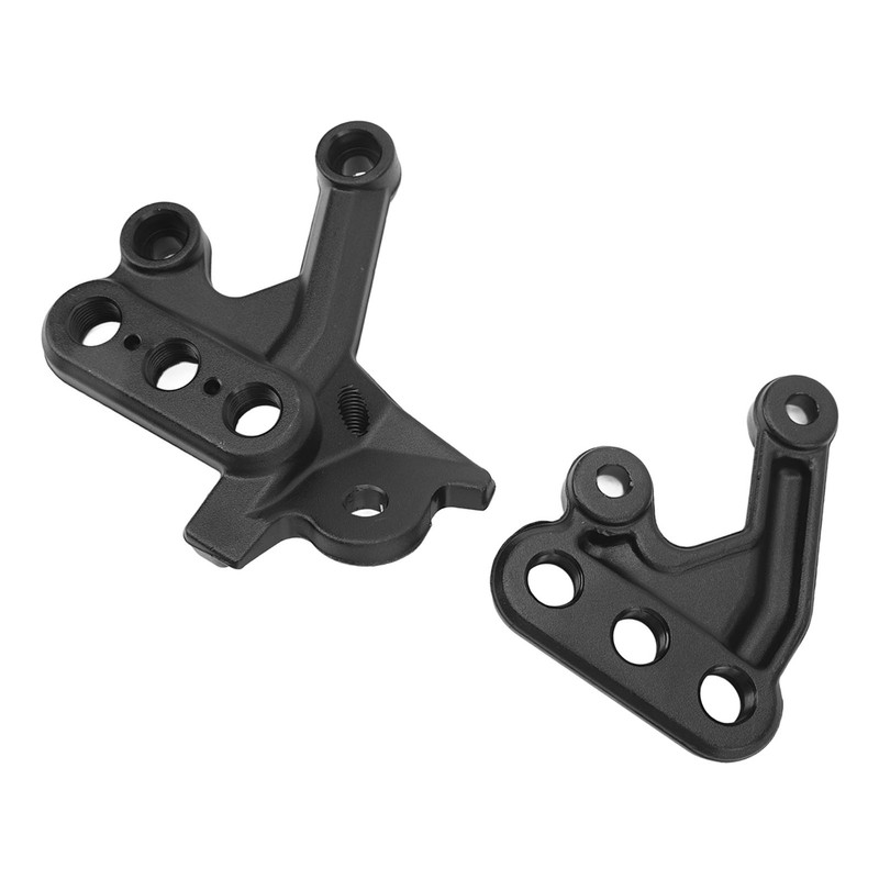 Motorcycle Foot Pegs Bracket Set Metal Construction Stable High Strength