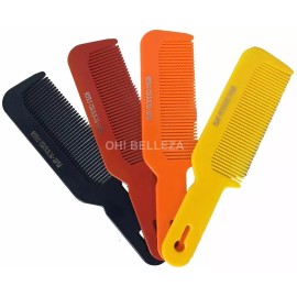 Flattop 4 Peines Flat Top Plus Colores Surtidos Plástico Barberia