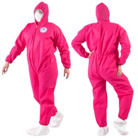 Overol Master - Overol de Protección Color Rosa (Disfraz de El Juego del Calamar) (M)