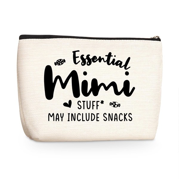Mimi Gifts Grandma Gifts Grandma Stuff Funny Makeup Bag Best
