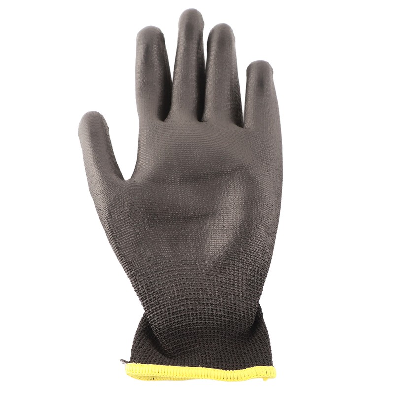 10 Pairs Safety Work Gloves PU Coated Static Proof Nylon