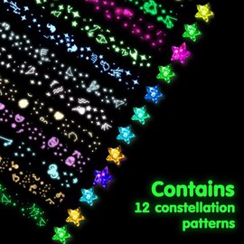 HDGSAFD 630 Pieces Star Origami, DIY Paper Craft Materials, Kids Origami Accessories, Creative Luminous Star Origami