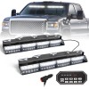 2x16.8 Inch Red Security Light W/Take Down 48 LED Safety