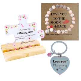 Romantic Valentines Gifts for Her - Anniversary Present for Her, Gifts for Girlfriend, Girlfriend Gifts, Gifts for Wife, I Love You Gifts for Her, Puzzle Piece Decor
