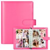 A5 Kpop Photocard Binder, PU Leather 6-Ring Album with Magnetic