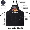 WZMPA Pizza Lover Adjustable Apron With Pocket Pizza Chef Gifts