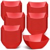 Tanlade 50 Pcs Square Plastic Serving Bowls Disposable Snack Salad
