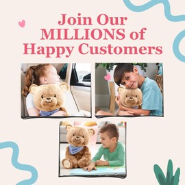 Weighted Anxiety Comfort Animal – 5 lb Brown Bear Calming Plush for Kids & Adults