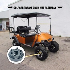 LOSTAR Golf Cart Brake Drum Hub Assembly with 30 Splines for 1991-up E-Z-G-O TXT RXV Marathon Medalist 4 Cycle Gas Replaces 21807G1