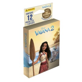 Panini 005027KBF13 Vaiana 2 Blister Pack with 12 Sleeves + 1 Free