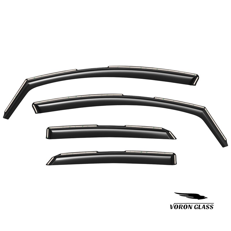 Voron Glass in-Channel Extra Durable Rain Guards for Toyota Sienna