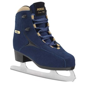 Roces 450617 Women's Model Caje Ice Skate, US 7, Blue/Gold