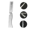 Minkissy Beard Comb for Men Stainless Steel Folding Hairdressing Comb