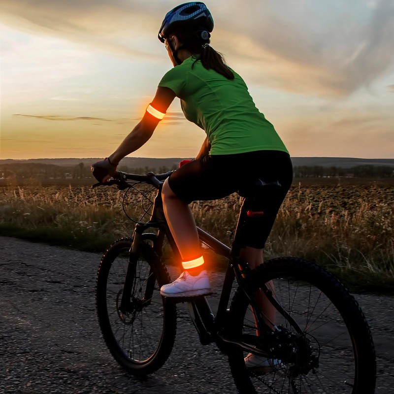 Dolitego LED Armbands for Night Running Jogging Glow Set of