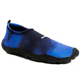 SVAGO Zapatos para Playa Calzado acuático Aqua Unisex niños, Tie Dye Azul, Talla 17.0 cm