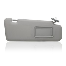 NHILES Right Passenger Side Sun Visor Compatible with Toyota Highlander 2008 2009 2010 2011 2012 2013 Replaces# 74320-0E050-B0 Color Gray