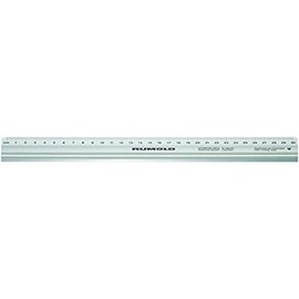 Cutting Ruler 30 cm Aluminium with Steel Edge Non-Slip/Millimetre Scale