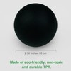 Small Hard Massage Ball 2 Pack. Lacrosse Ball Size Fascia