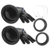 Liseng Sandblasting Gloves for Sandblasting Cabins, 60 cm with O-Rings