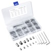 KUUQA 400 Pcs Grub Screws Set Allen Key Screws M3