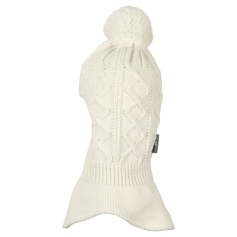 Sterntaler Baby Girls' Scarf Hat Toddler Scarf Hat Bobble Knitted,