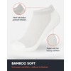 FM London 8-pack Mens Bamboo Trainer Socks - Super Soft,