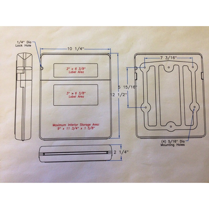 Manual Pak Weatherproof Document Holder