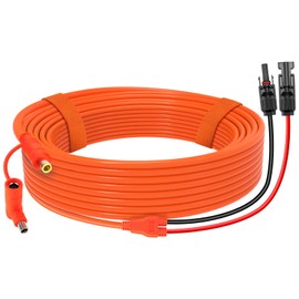 Solar Connector to DC7909 & 8020 Extension Cable Solar Generators,16.5FT 5M 14AWG Solar Panel Cable Adapter Right Angle,Compatible with GZ Yeti,BLUETT,Aker,Jackery Portable Power Station