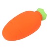 Carrot Hot Water Bottle Cute Silicone Microwaveable Anti Leakage Handheld