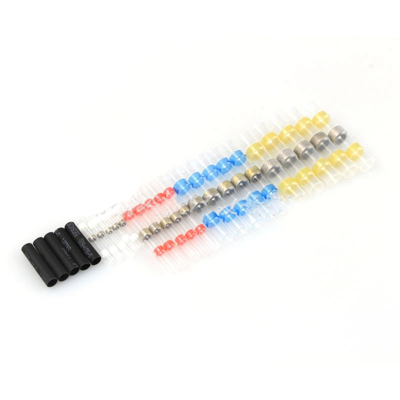 1 Set Heat Shrinkable Terminals Waterproof Solder Ring Insulated Butt