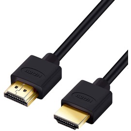 Hanwha UMA-HDMI07T HDMI Cable, 0.7m (70cm), Fine Wire, 4.2mm, Ver2.0b, Super Slim, High Speed, Supports 8K, 4K, 2K